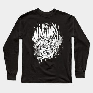 Skull Girl (white skull) Long Sleeve T-Shirt